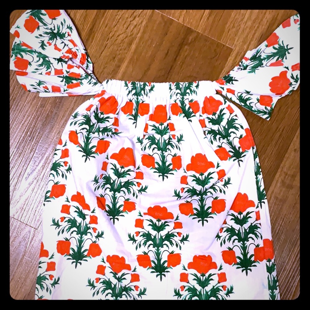 Off the shoulder toddler dress